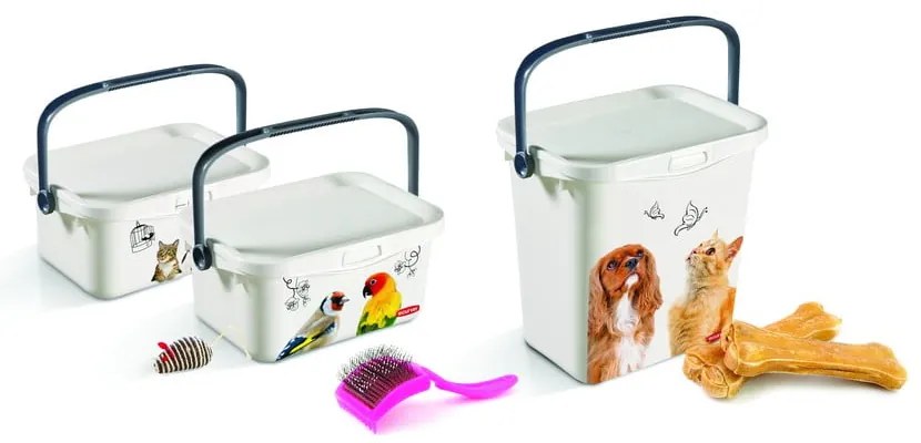 Scatola multiuso bianca con coperchio , 6 l - Curver