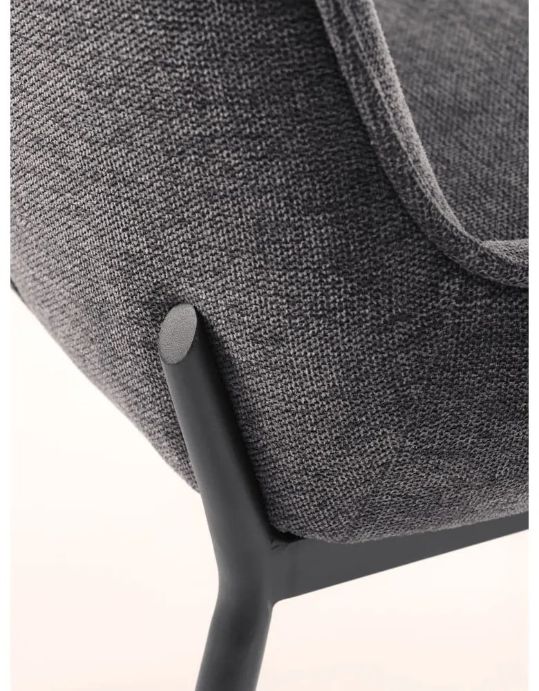 Sedia da pranzo grigio scuro Calgary - Unique Furniture