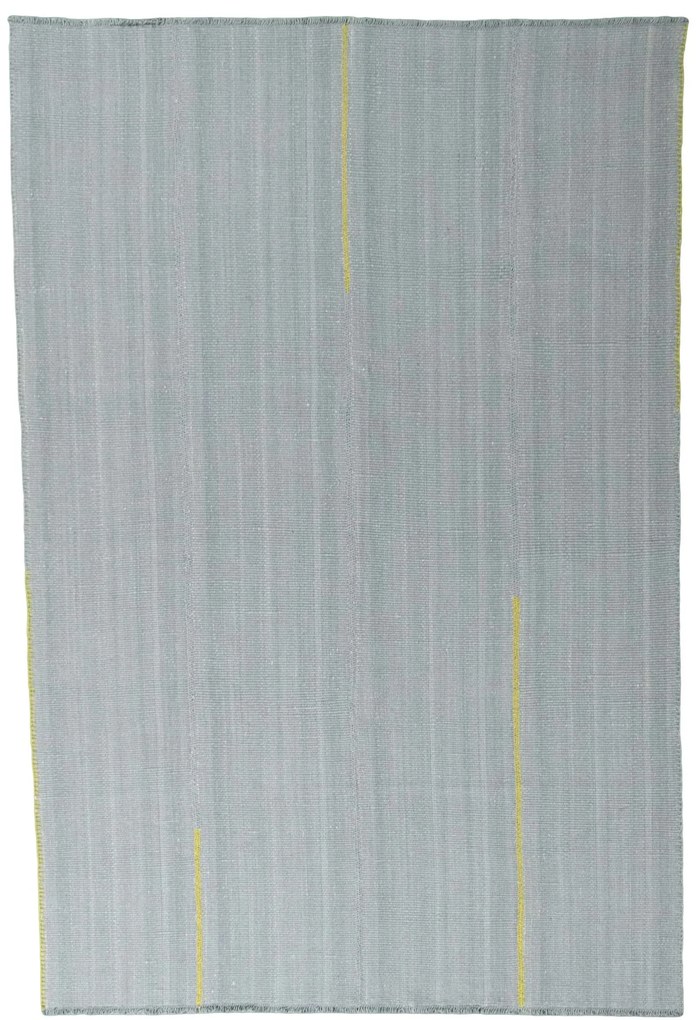 Kilim Tappeto 300 x 200 Nero (Iran) Tessuto A Mano