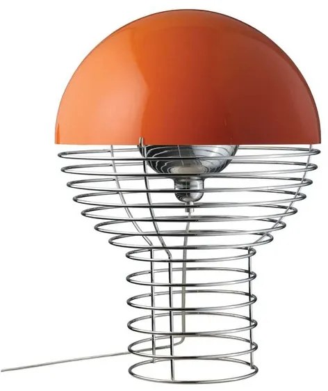 Wire Lampada da Tavolo Ø40 Chrome/Orange - Verpan