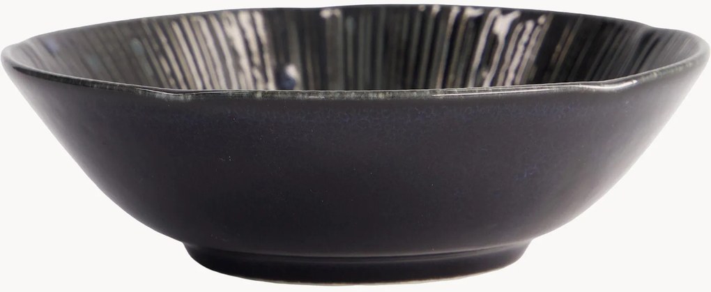 Set di 6 ciotole in porcellana Sky Blue