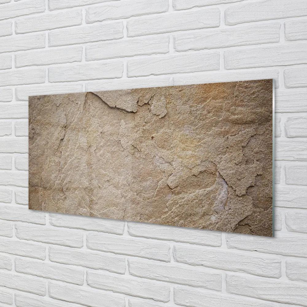 Quadro acrilico Struttura di pietra muro 100x50 cm