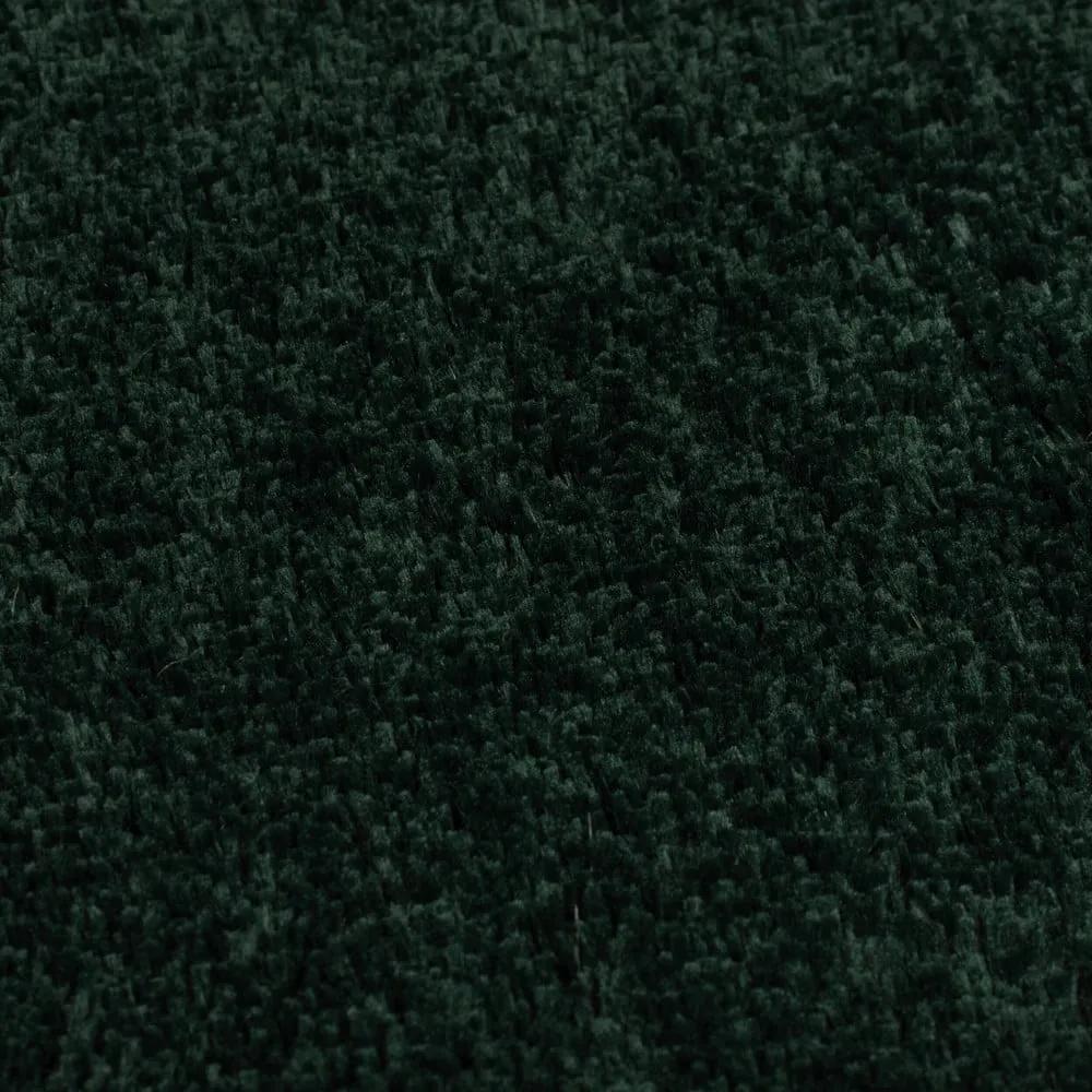 Runner in fibra riciclata verde scuro 60x230 cm Sheen - Flair Rugs