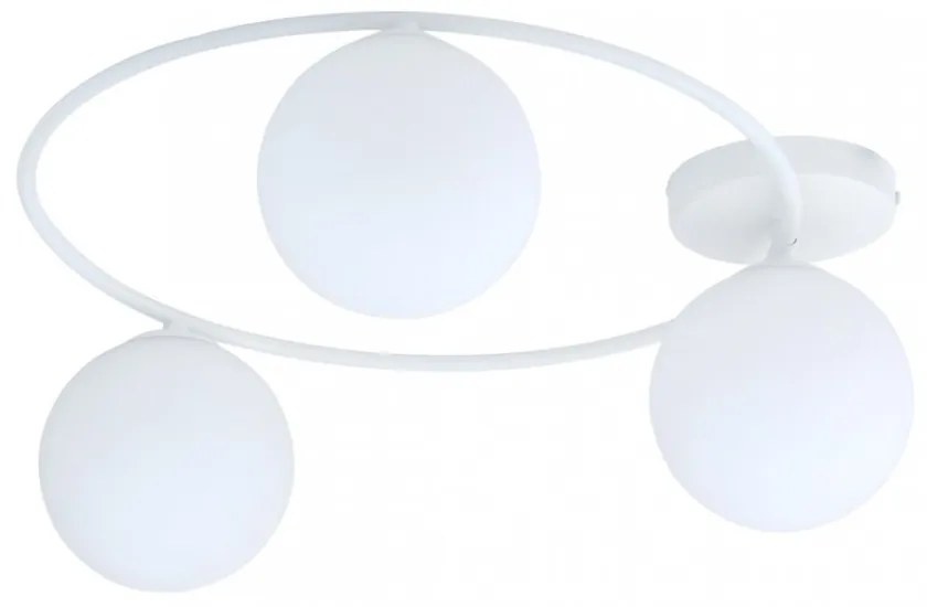 Lampada da soffitto in acciaio SOPRA 3 da interno 3xE14 Colore del corpo Bianco
