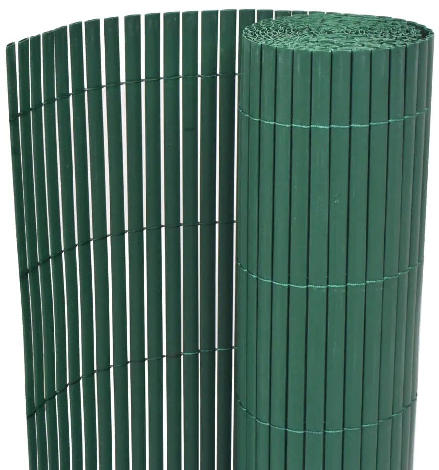Recinzione Da Giardino A Doppio Lato İn Pvc 90x500 Cm Verde /
