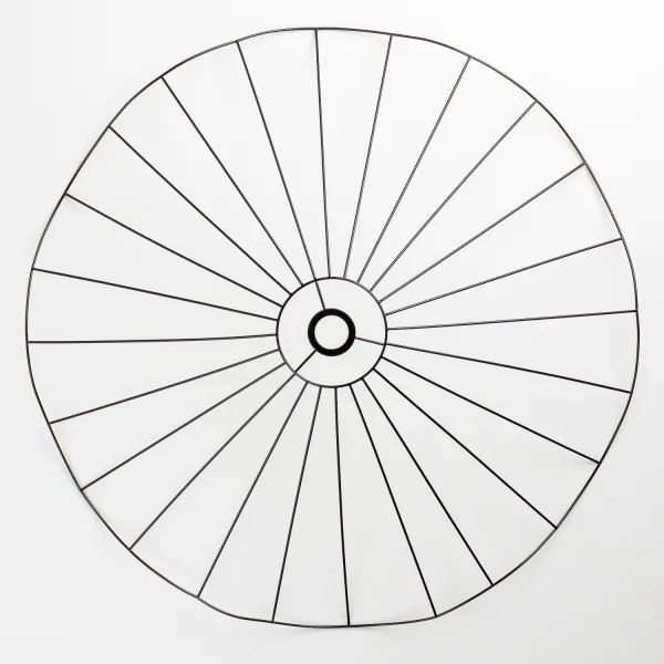 Brilagi - Lampadario LED sospeso su cavo CERIA WIRE 1xE27/40W/230V Ø 80 cm nero