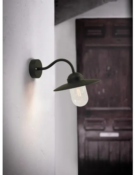 Nordlux - Applique da esterno LUXEMBOURG 1xE27/60W/230V IP54 nero