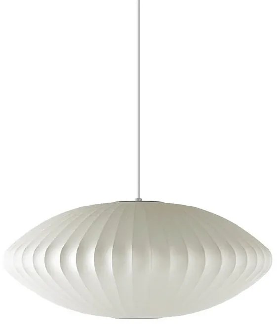 Nelson Saucer Bubble Lampada a Sospensione L Off-White - Herman Miller