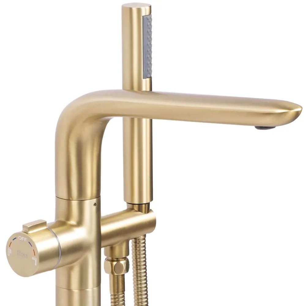 Rubinetto indipendente Rea CLARK  BRUSH GOLD