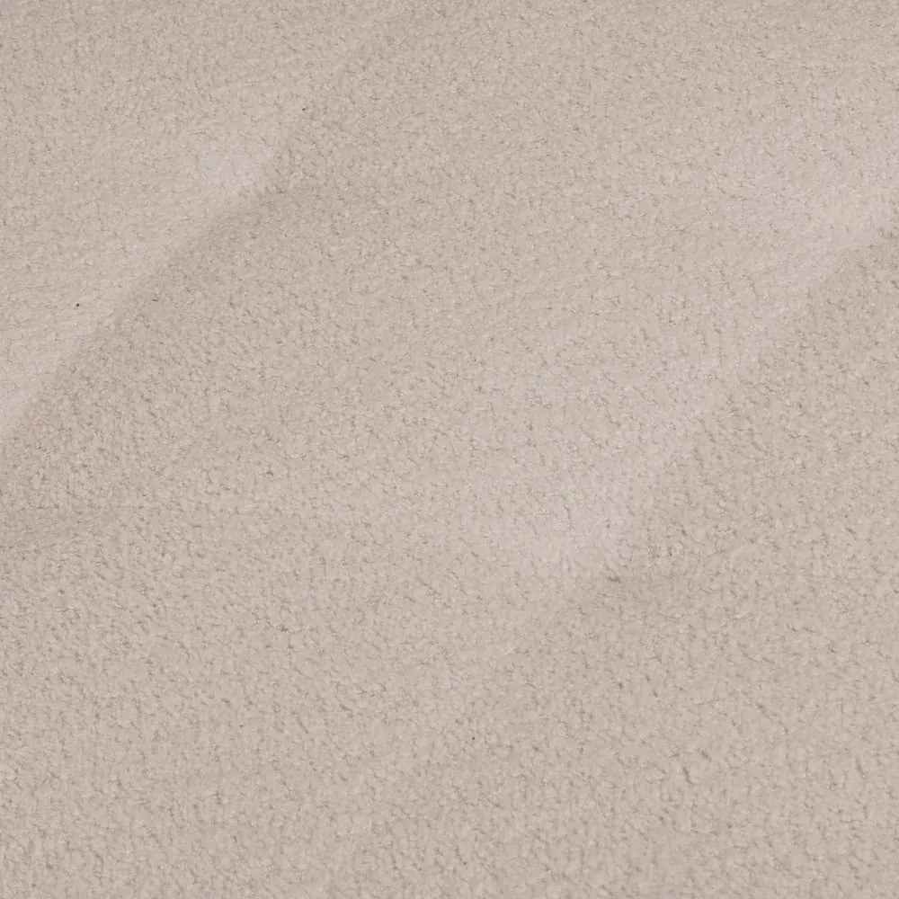 Sgabello in tessuto bouclé beige Ariella - Ropez