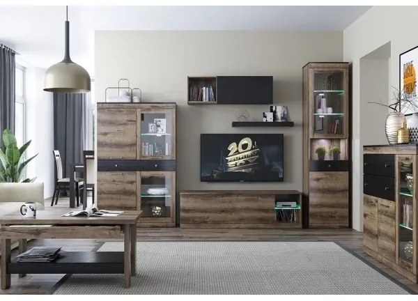 Mensola LANDU 6x80 cm nero