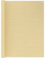 Paravento da Balcone Beige 120x400 cm in HDPE 310917