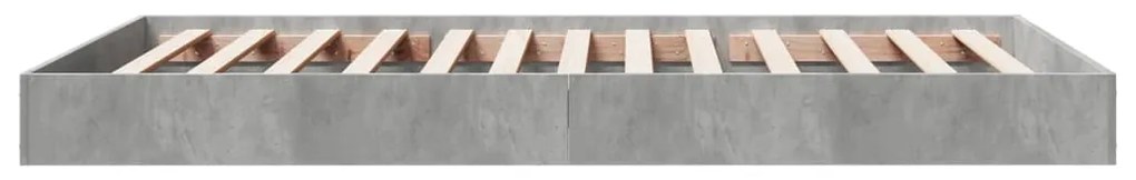 Giroletto grigio cemento 90x190 cm in legno multistrato