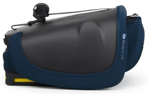 KINDERKRAFT - Seggiolino auto FIX2GO i-Size per bambini da 76 a 150 cm, blu