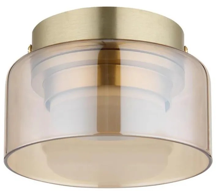 Globo 16055DG - Plafoniera LED HIGGINS 1xGX53/6W/230V diametro 13 cm marrone