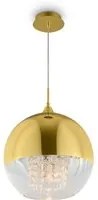 Lampada pendente Pendant in Metallo Fermi Oro