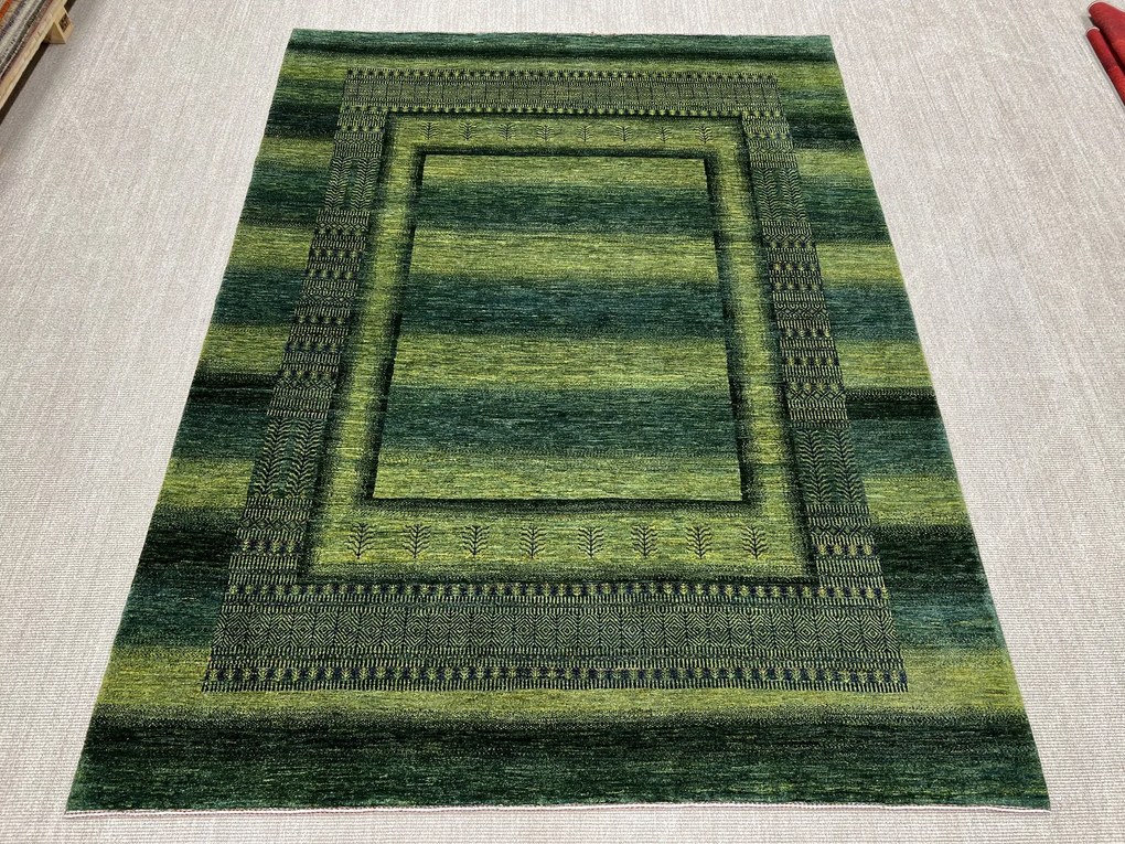 Loribaft Tappeto persiano 300 x 220 Verde (Iran) Annodato A Mano
