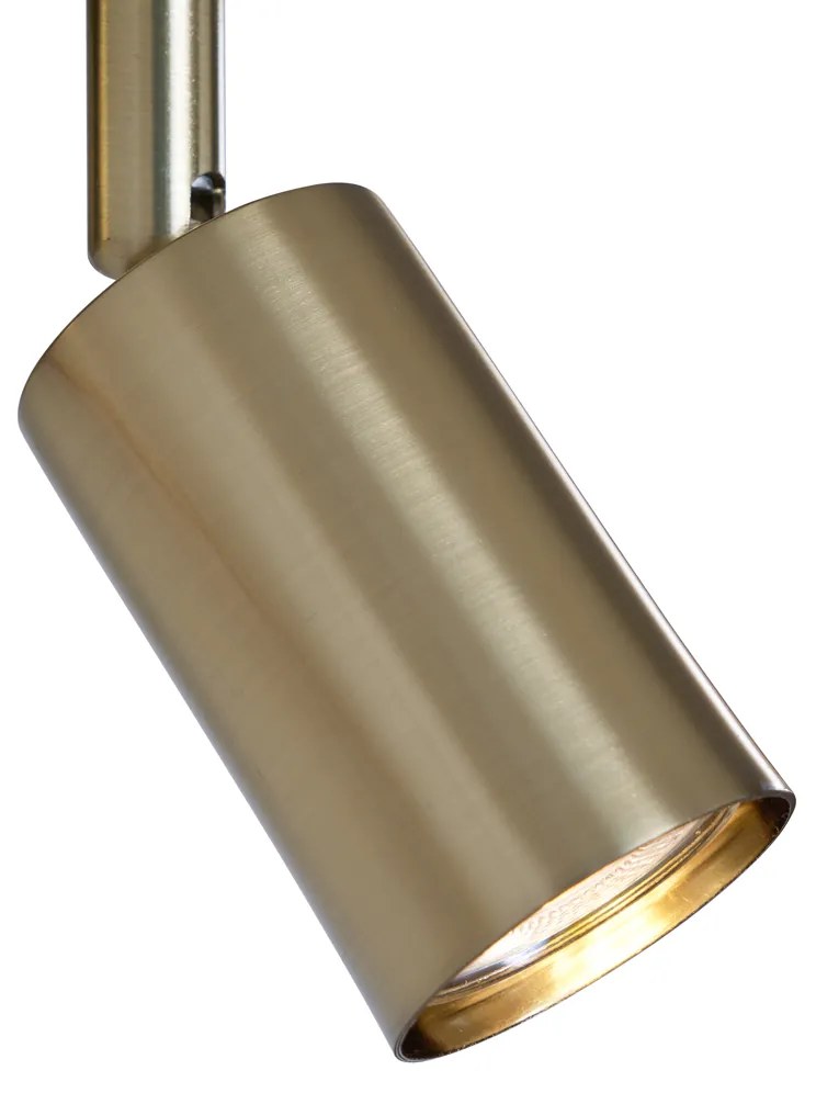 Lampada da Parete Moderna Oro con USB-C Inclinabile - Rex