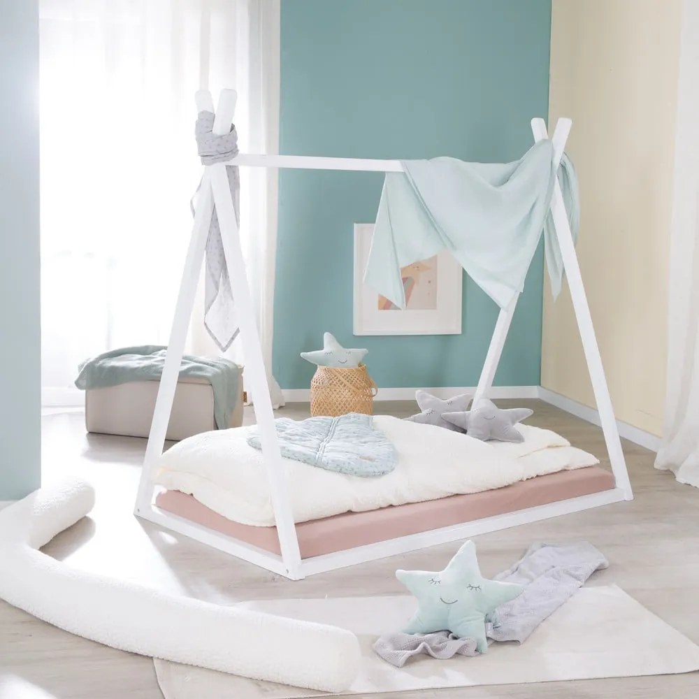 Box letto bianco 70x140 cm Montessori - Roba