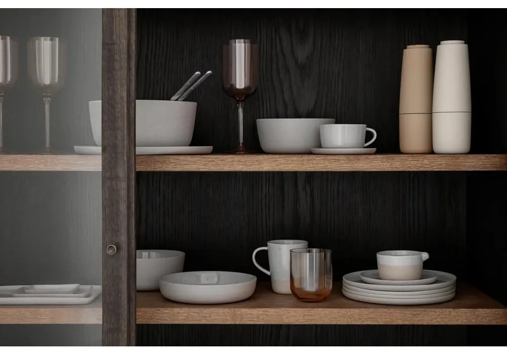 Tazze in set grigio chiaro/beige in ceramica 2 pz 260 ml Sablo – Blomus