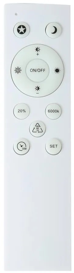 Brilagi - Telecomando per plafoniera POOL SMART Wi-Fi Tuya bianco