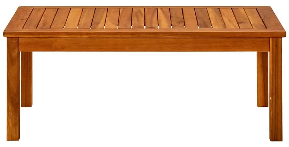 Tavolino da giardino 90x50x36 cm in legno massello di acacia
