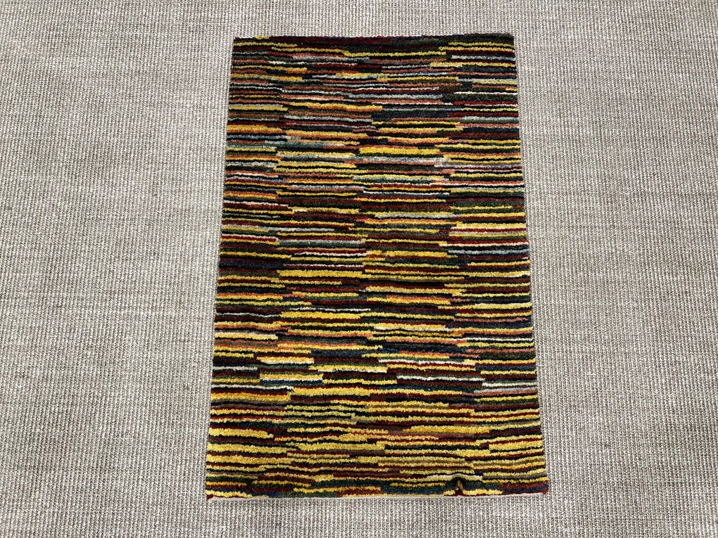 Gabbeh Tappeto 60 x 90 (Iran) Annodato A Mano