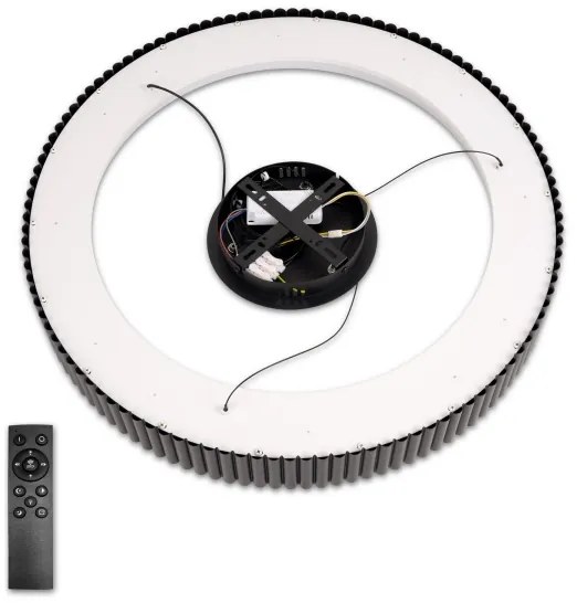 Brilagi - Lampada a sospensione dimmerabile LED su cavo FALCON MODERN LED/54W/230V 60 cm nera + telecomando