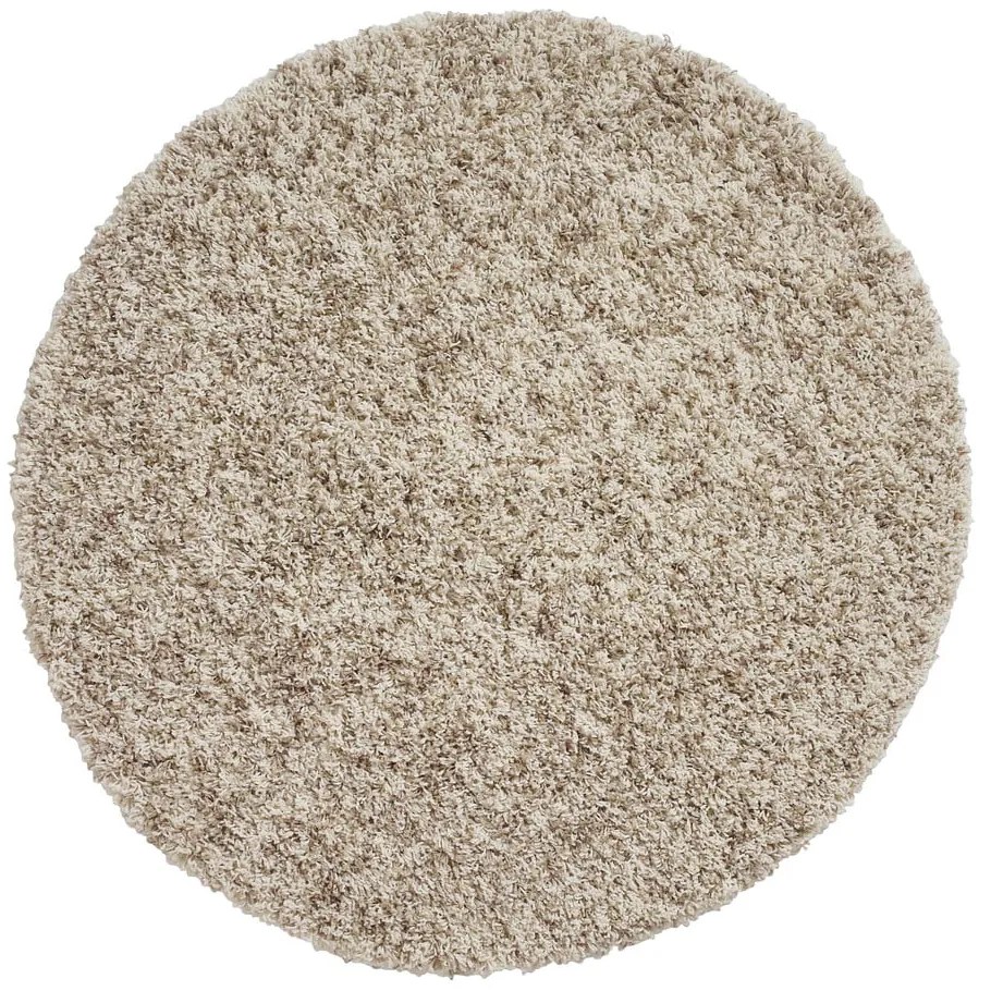 Tappeto crema , ø 133 cm Vista - Think Rugs
