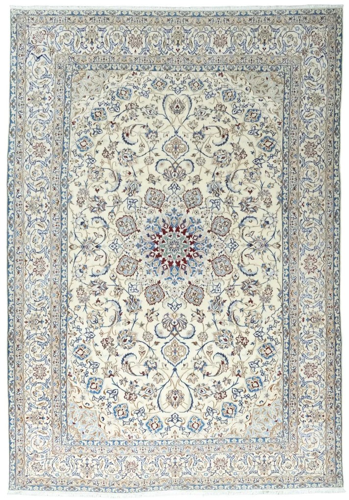 Nain Tappeto 250 x 360 Beige (Iran) Annodato A Mano