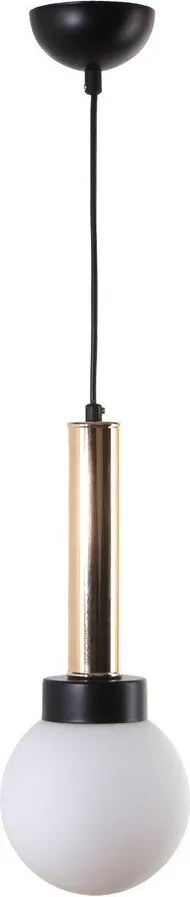 Lampada a sospensione con paralume in vetro ø 15 cm Cota - Squid Lighting