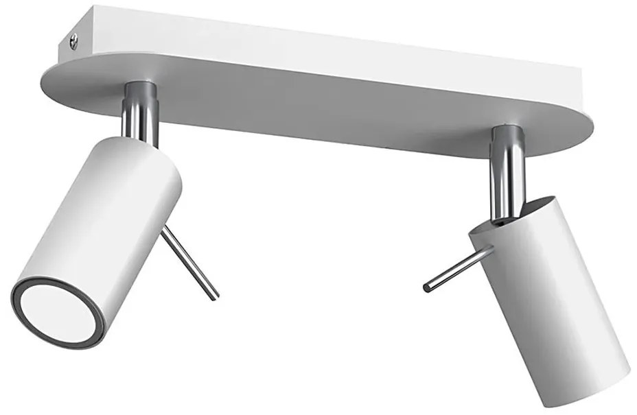 Faretto PRESTON 2xGU10/40W/230V bianco