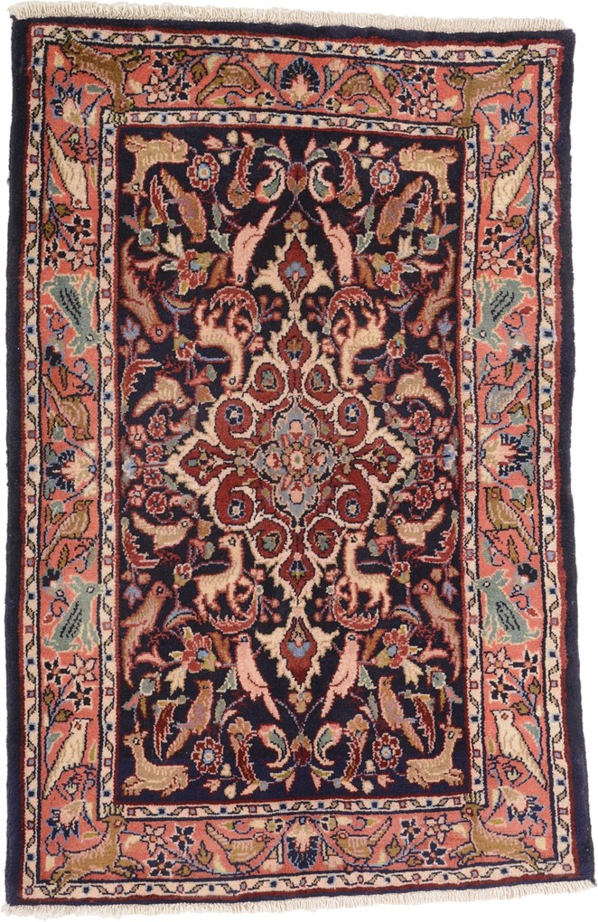Mehraban Tappeto 130 x 80 (Iran) Annodato A Mano
