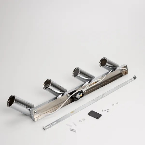 Brilagi - Luce Spot da bagno SELE 4xGU10/30W/230V IP44 cromo lucido