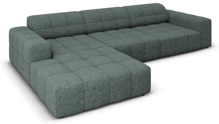 Divano angolare turchese (angolo sinistro) Chicago - Cosmopolitan Design