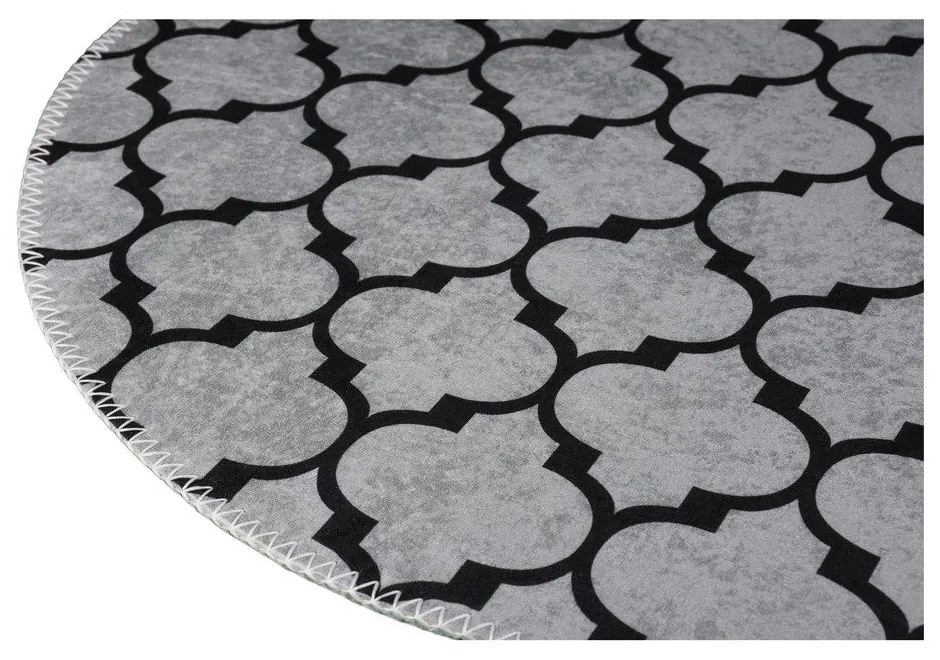 Tappeto lavabile grigio scuro 120x180 cm - Vitaus