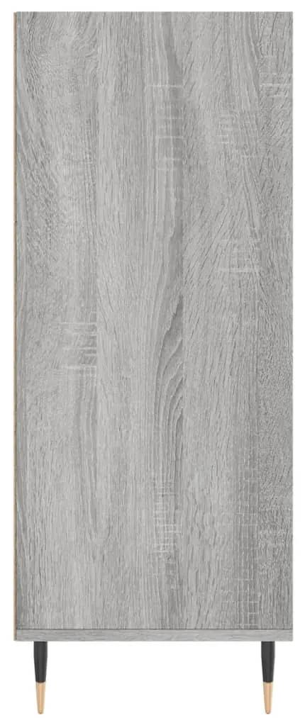 Credenza grigio sonoma 57x35x90 cm in legno multistrato
