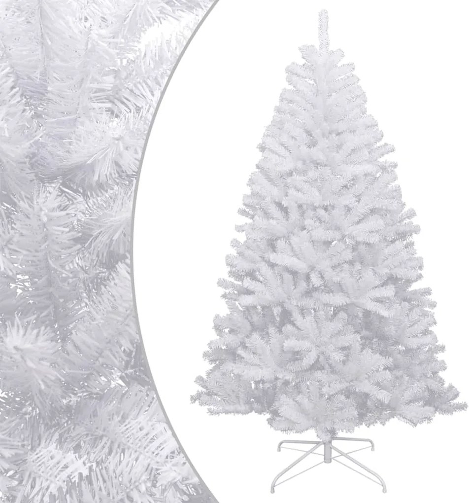 Albero Natale Artificiale Incernierato Con Neve Fioccata 150 Cm /
