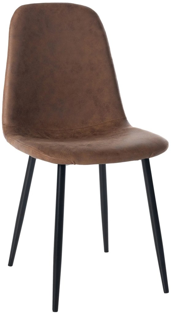 Sedia Da Pranzo Moderna E Confortevole "napier" / Braun / Vintage Kunstleder