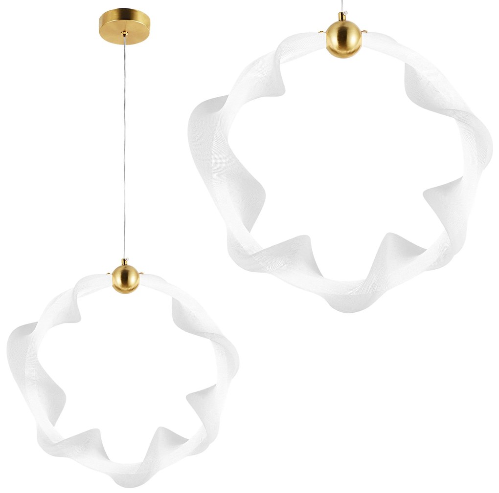 Lampada G014-1CP WHITE/GOLD