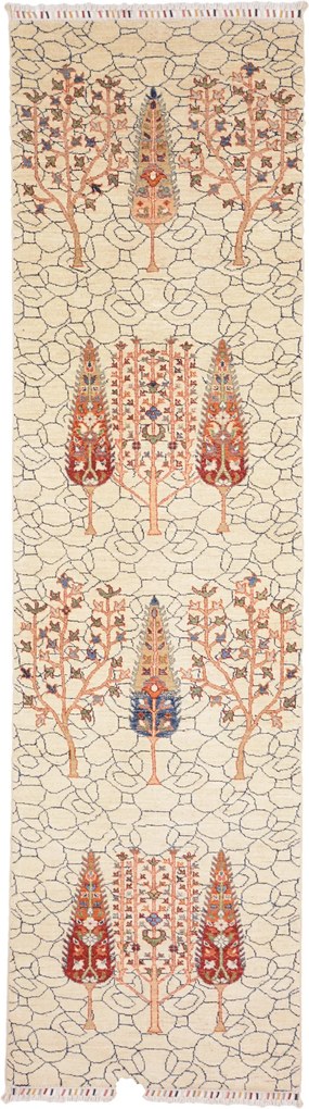 Samarkand Tappeto 290x80 (Afghanistan) Annodato A Mano