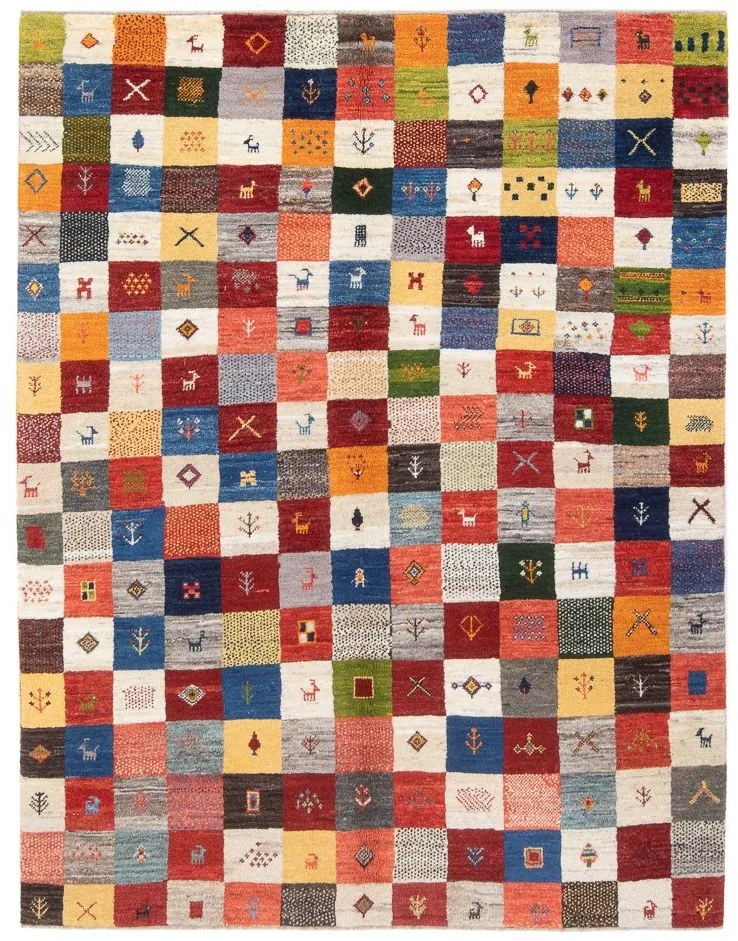 Gabbeh Tappeto 160x200 (Iran) Annodato A Mano