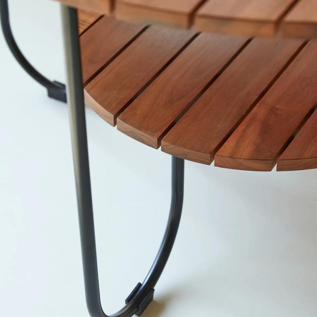 Tikamoon - Tavolino in legno di acacia 90 Key Wood