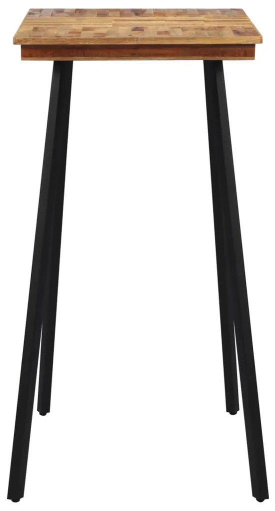 Tavolo da bar 110x55x105 cm in legno massello di teak