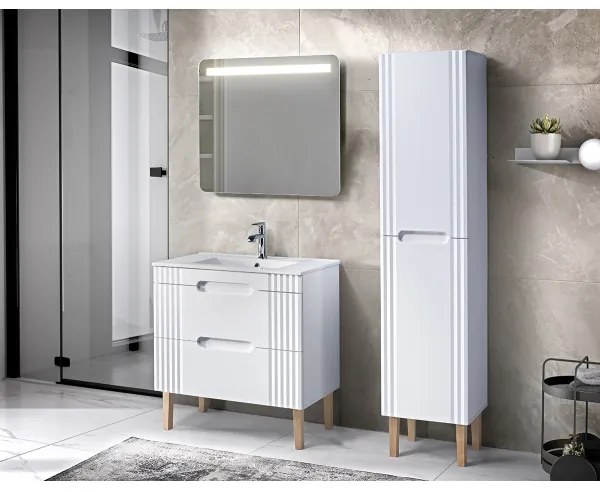 COMAD UM-CFP LAVA 60D - Lavabo incasso LAVA 61x46 cm ceramica bianco lucido