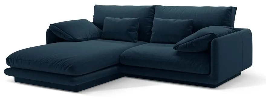 Divano angolare blu scuro (angolo sinistro) Torino - Micadoni Home
