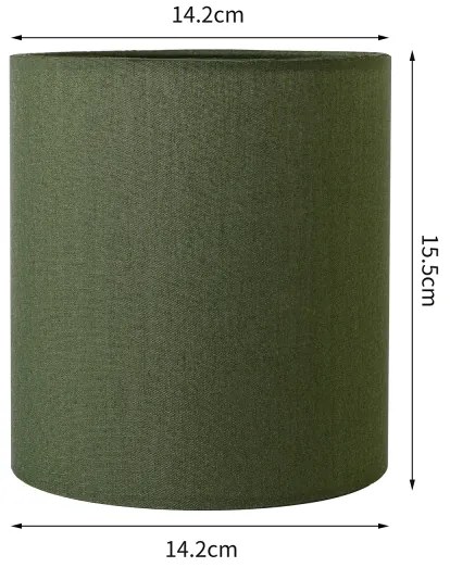 Brilagi - Paralume universale NUBILA E27 15,5x14 cm verde