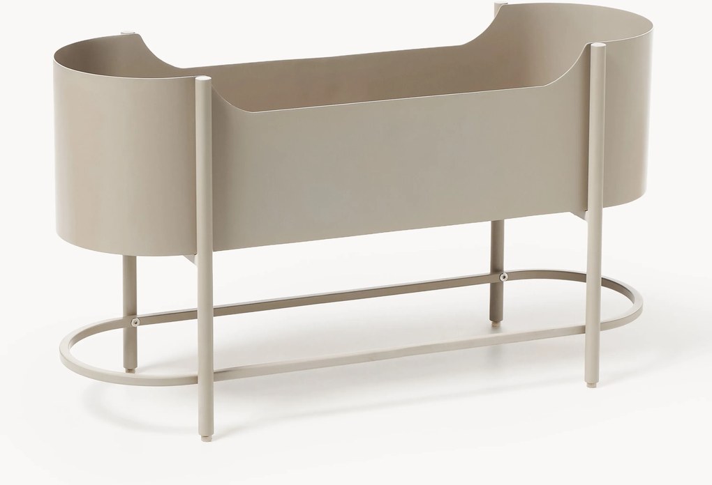 Fioriera in metallo Taru, alt. 45 cm