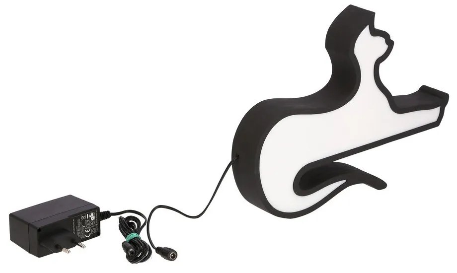 Lampada per bambini nera Cat - Candellux Lighting