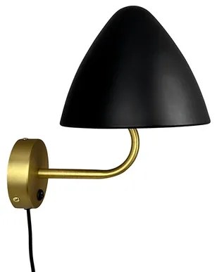 Oulu Applique da Parete Black/Brass - DybergLarsen